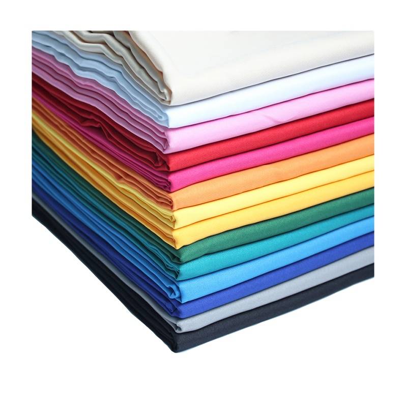 Hot Sale Cvc 60/40 Twill 3/1 20/16 120x60 Woven Polyester Cotton Fabric For Bag Workwear Garment Clothes